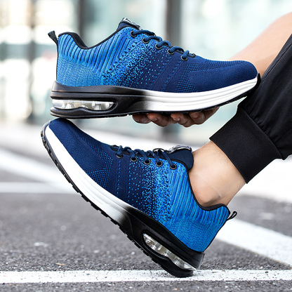 Damian – Joggesko med Rund Tupp og Mønstret Såle