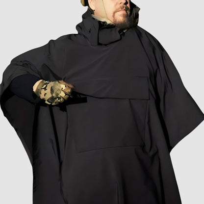 Lucas - Vanntett Poncho med Hette