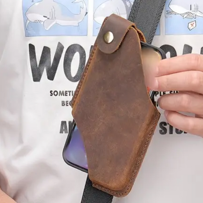 Stian – Telefonetui med magnetknapp-lukking