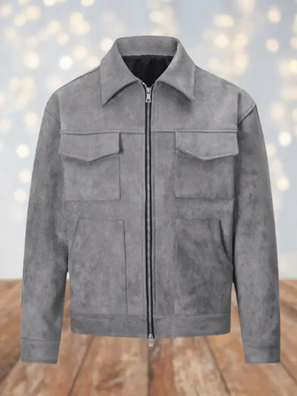 Christian - Klassisk zip up jakke med doble brystlommer