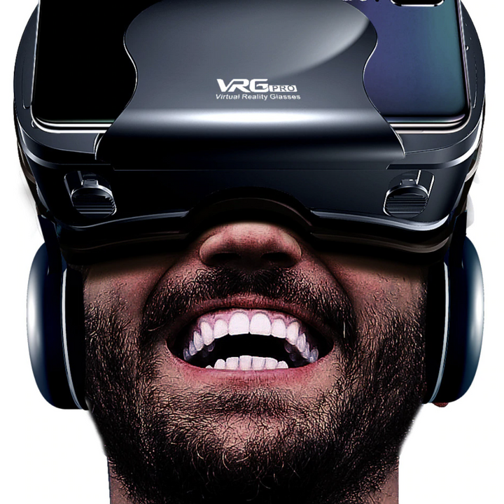 VRVision - Intelligente VR Briller med Innebygde Hodetelefoner