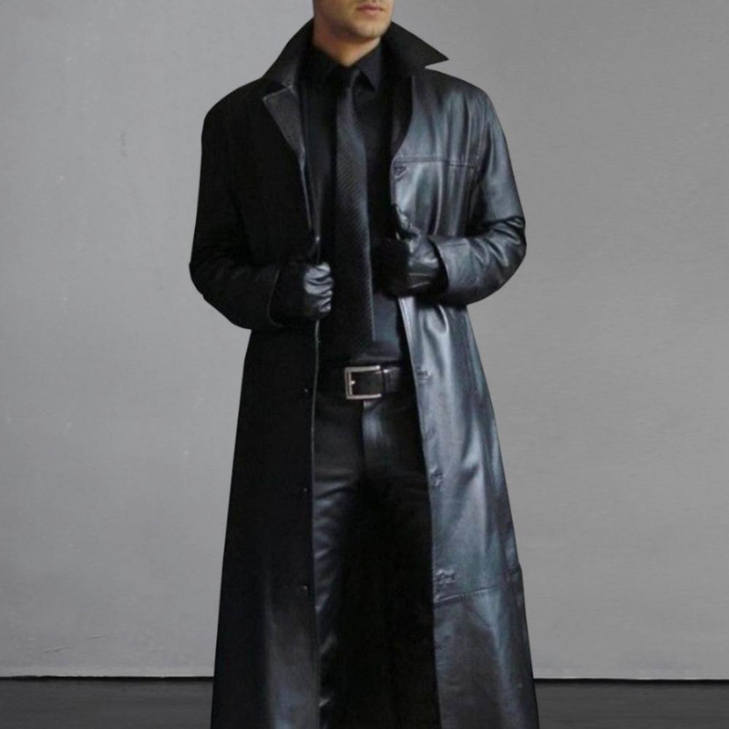 Bodhi – Langermet Trenchcoat med Slå-Over-Krage