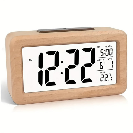 TimeNest – Digital vekkerklokke med klart LED-display