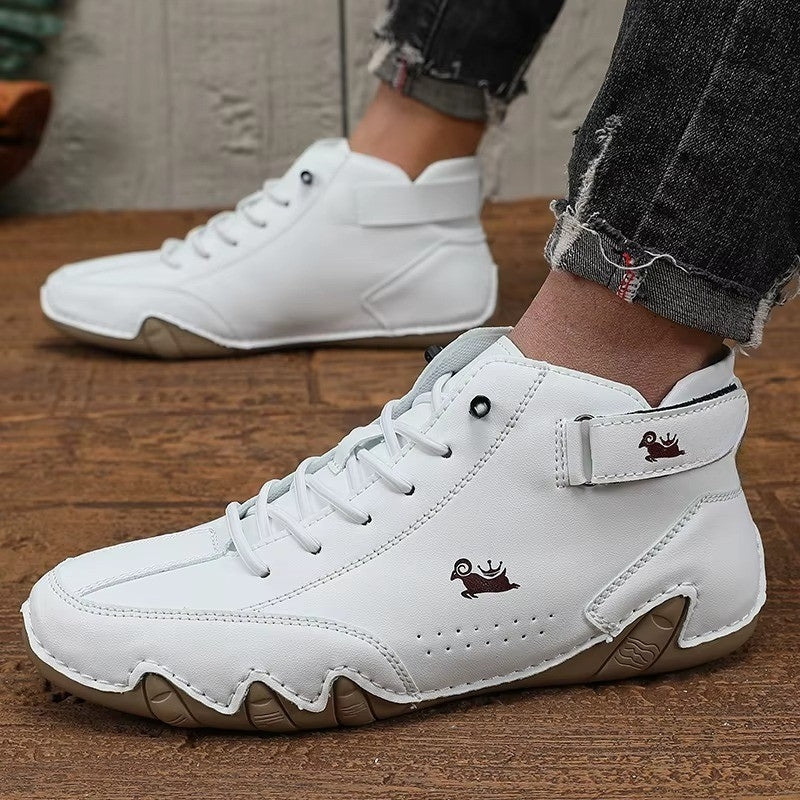 Tobias – Snøresko med Rund Tå og Borrelås