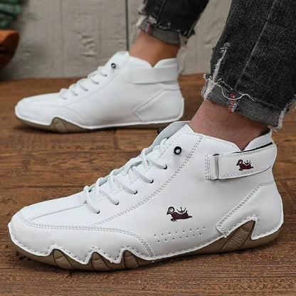 Tobias – Snøresko med Rund Tå og Borrelås