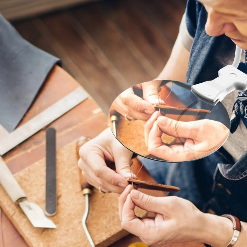 DIYNeck – Justerbart Forstørrelsesglass for Hals til Sying