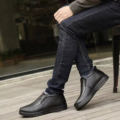 Robin - Ankelstøvletter med fleecefôr og rund tå