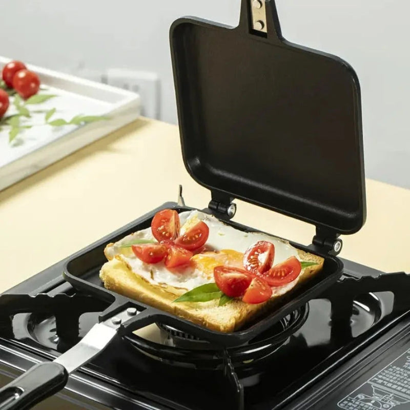 GrillEase – Smørbrødgrill med dobbelt, non-stick stekeflate