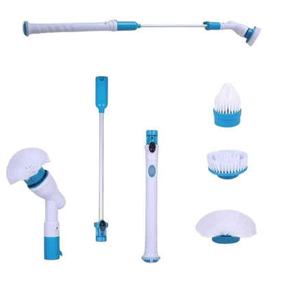 ScruboMax – Elektrisk skrubbebørste med roterende hoder og ergonomisk håndtak