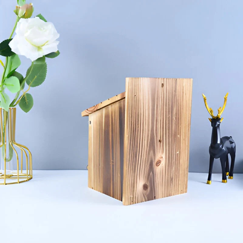 FeatherNest – Værbestandig Dekorativ Fuglekasse for Utendørsbruk