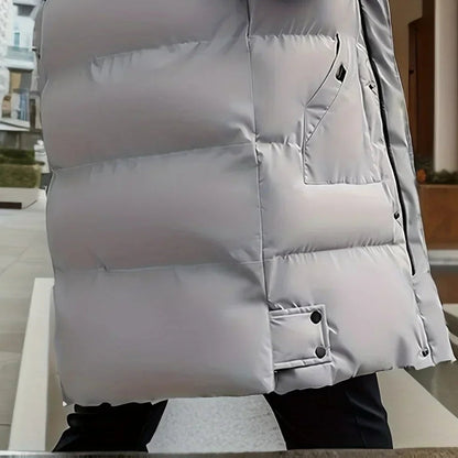 Anders - Lang Jakke med Lange Ermer og Justerbar Hette