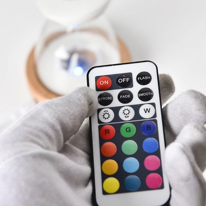 GlowTime - Fjernstyrt LED-Timeglass med Unik Kombinasjon