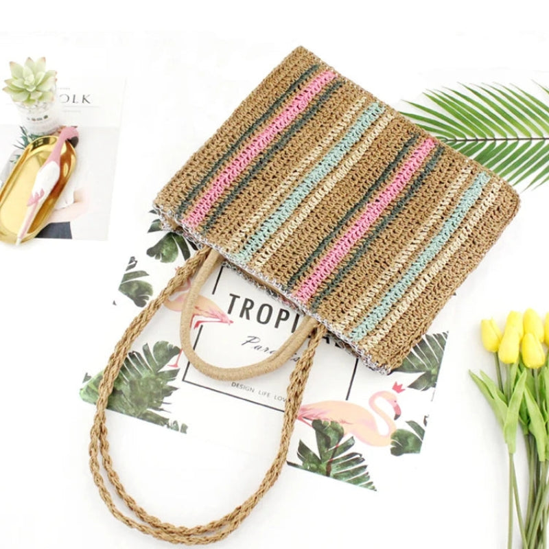 Nicole – Toteveske med Glidelås og Håndtak