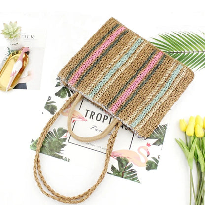 Nicole – Toteveske med Glidelås og Håndtak