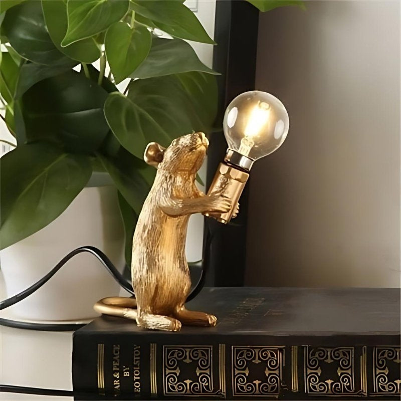 NookTail - Dekorativ muselampe med myk belysning og lunefull design
