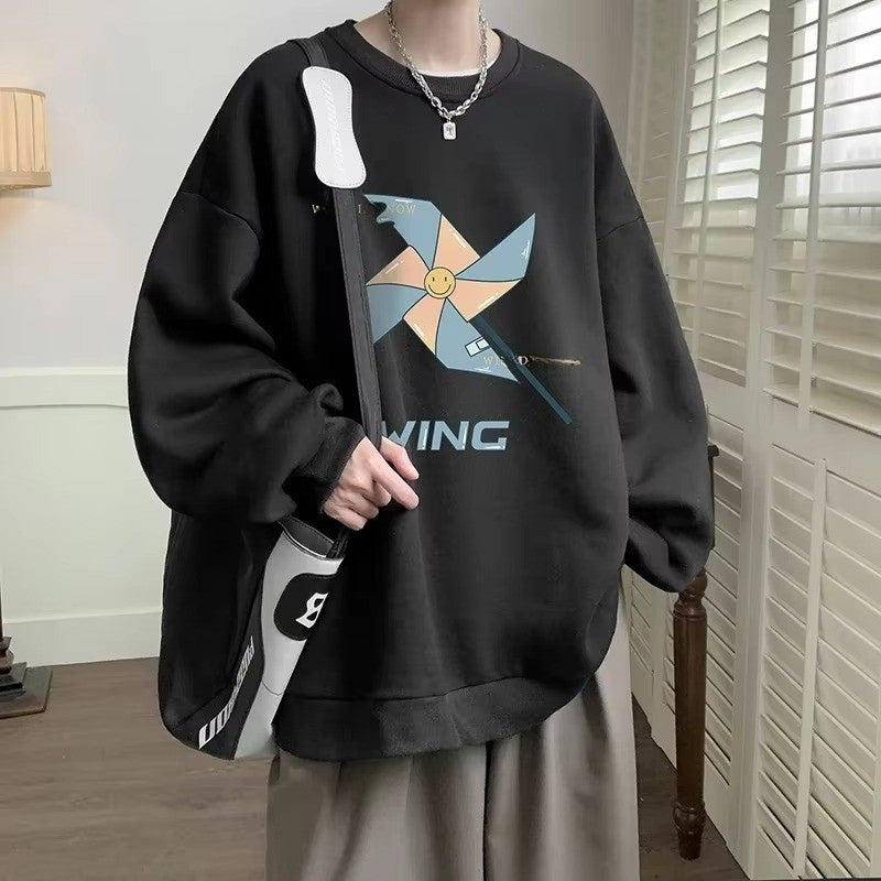 Archer – Langermet Genser med Rund Hals og Ribbedetaljer