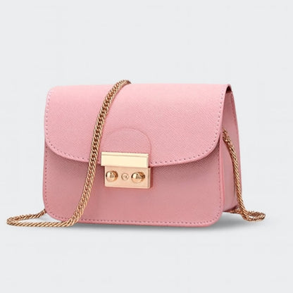 Camilla – Mini skulderveske med kjedestropp og stor kapasitet