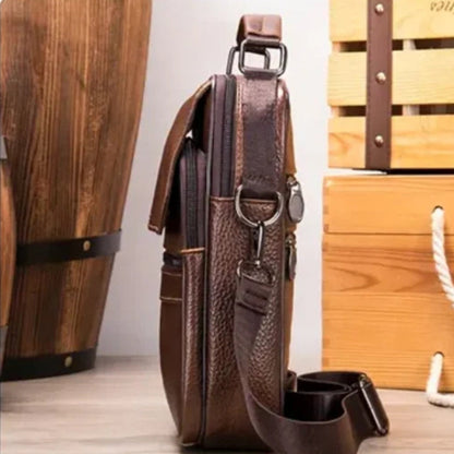 Reidar – Stor skulderveske med justerbar stropp og glidelås