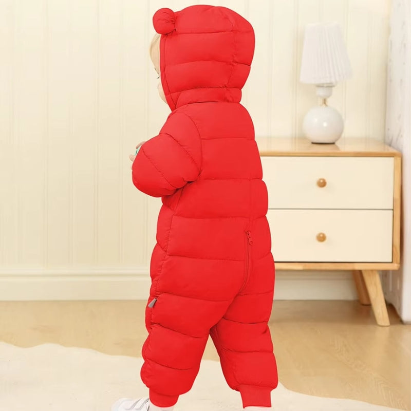 SnuggleBee – Babydrakt med Hette og Glidelås foran