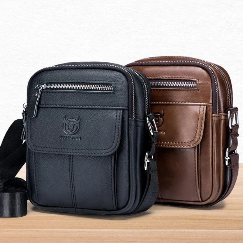 Tristan – Skulderveske med Justerbare Stropper og Flere Glidelåslommer