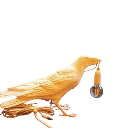 LumaPerch – Fugleformet bordlampe med skulpturelt Utforming og varmt omgivelseslys