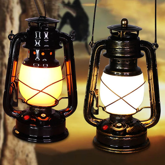 FlameGlow - oppladbar LED-lykt for camping