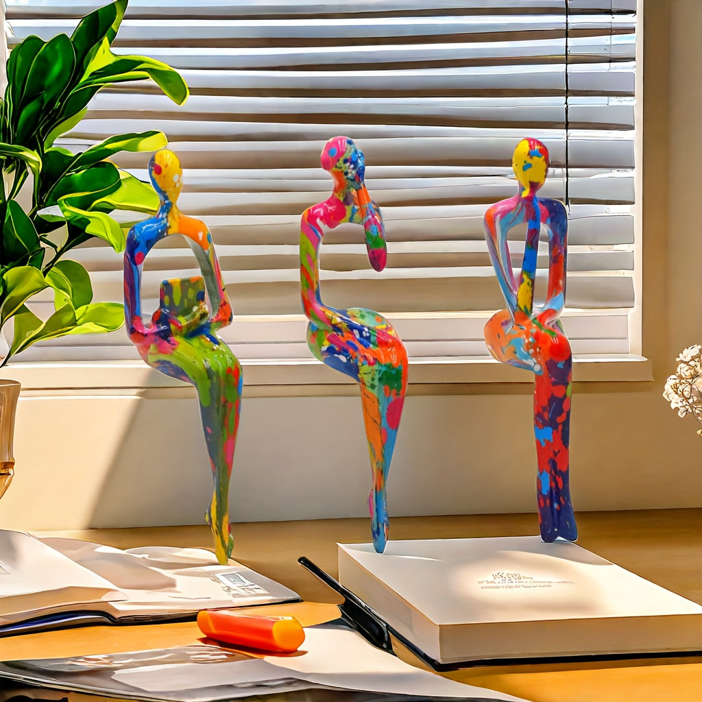 ArtForm – Abstrakt Kunstfigursett for Dristig Interiørdesign