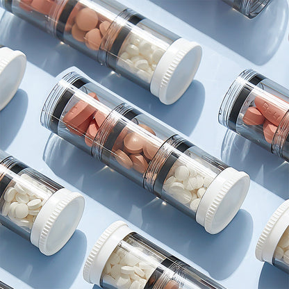 MediVault – Bærbar Ukentlig Pilleboks med Høy Kapasitet