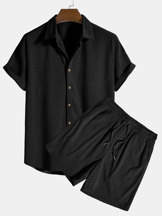 Ethan - Sommerskjorte Og Fritidsshorts Med Livlig Farge