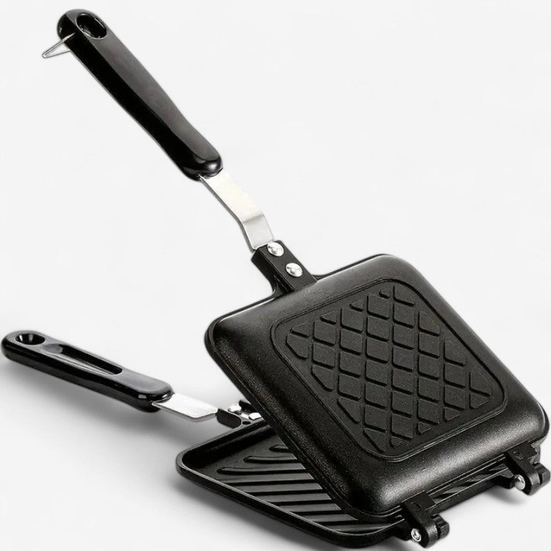 GrillEase – Smørbrødgrill med dobbelt, non-stick stekeflate