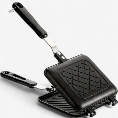 GrillEase – Smørbrødgrill med dobbelt, non-stick stekeflate