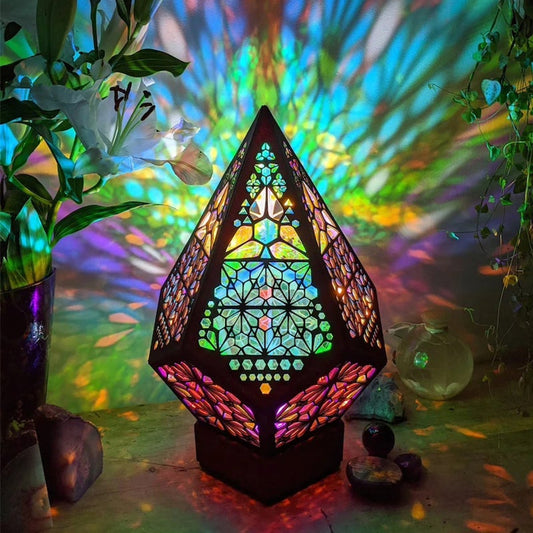 StarGlow - LED Star Projektor Bohemian bordlampe for koselige rom