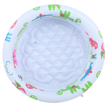 SplashZone - bærbart oppblåsbart rundt barnebasseng for moro og sikkerhet