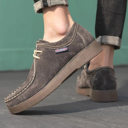 Mark - Uformelle snøresko med robust såle for komfort og stil