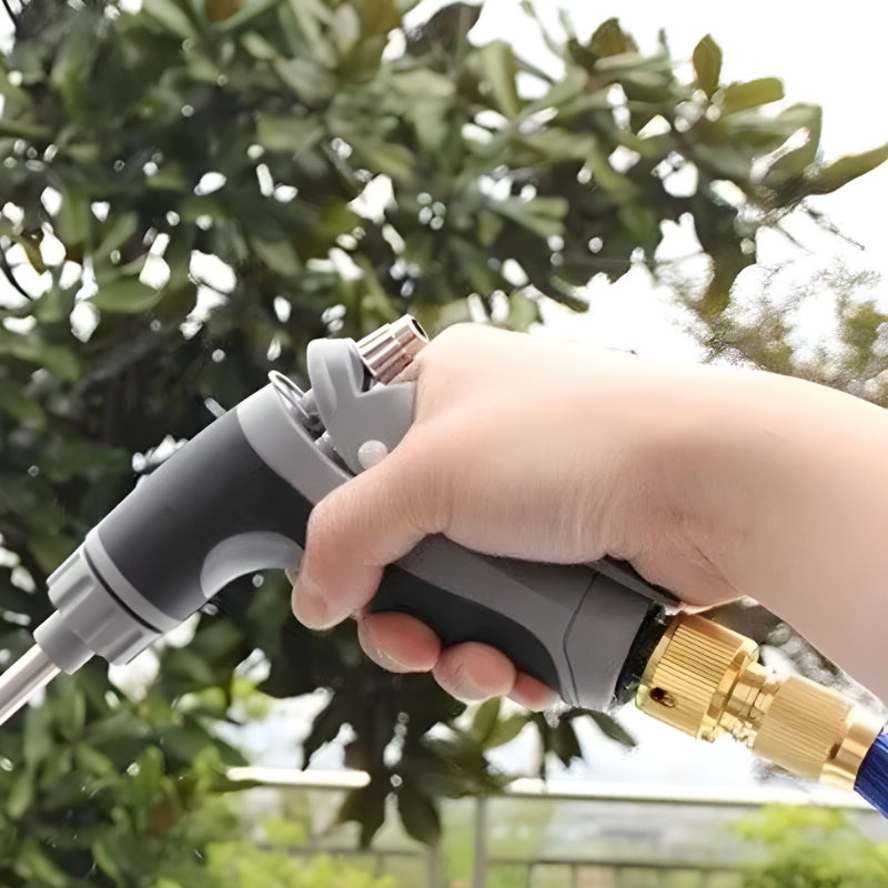 BlastFlow – Høytrykks Spraypistol med Justerbart Munnstykke og Skridsikker Håndtak