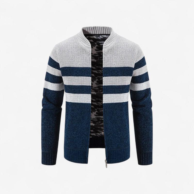 Mark – Jakke med Lange Ermer, Ståkrage og Glidelås