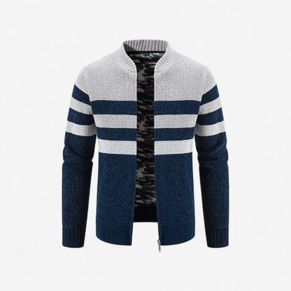 Mark – Jakke med Lange Ermer, Ståkrage og Glidelås