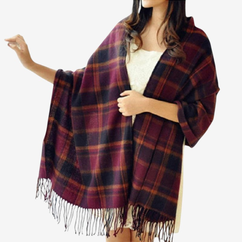 Emilia – Stort duskskjerf og tykt sjal