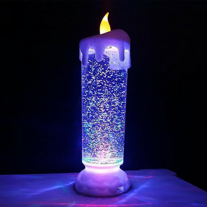 LumiFlick – Oppladbar LED-lysende Glitterlys med Fargeendring