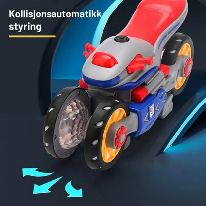 TurboTwist - Elektrisk motorsykkel med lys for kreativ og trygg lek