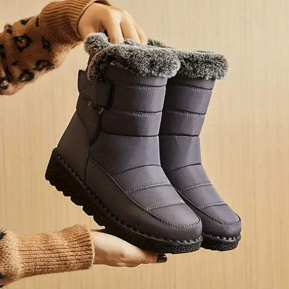 Freya - Koselige pelsfôrede ankelstøvler med tykk såle