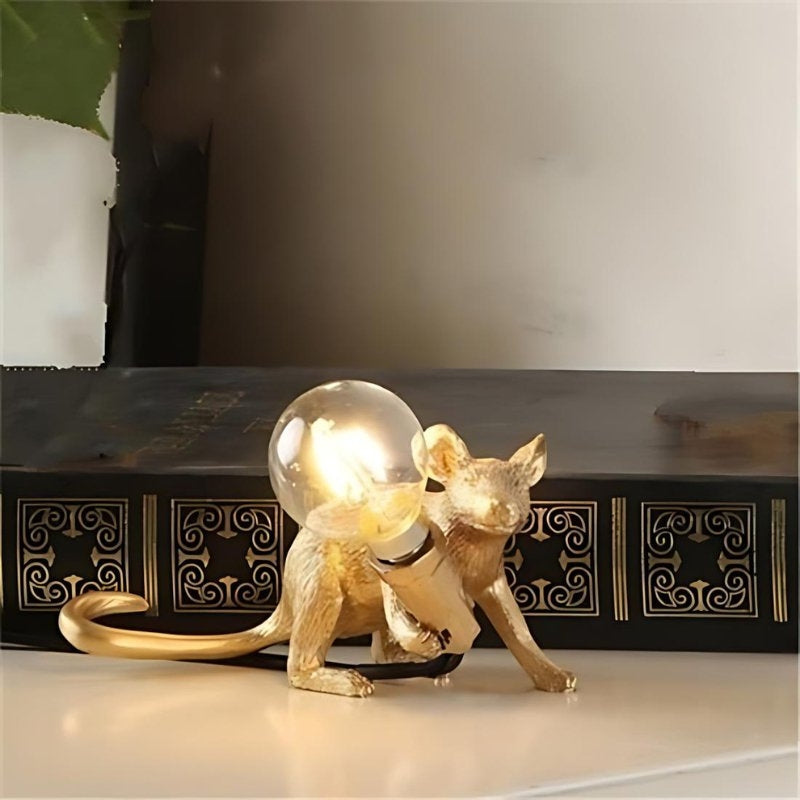 NookTail - Dekorativ muselampe med myk belysning og lunefull design