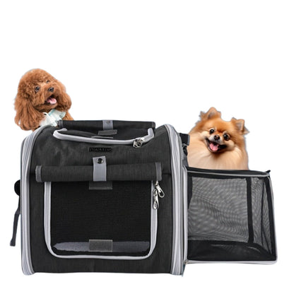 PawVelo – Utvidbar sykkelkurv for små kjæledyr med ventilasjon