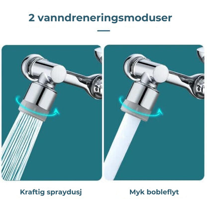 EasyClean - 1080° Vidvinkel Roterende Sprutfilterkran