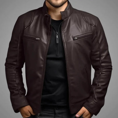 Carter – Moderne jakke med asymmetriske glidelåser og brystlommer