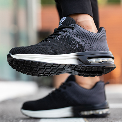 Damian – Joggesko med Rund Tupp og Mønstret Såle