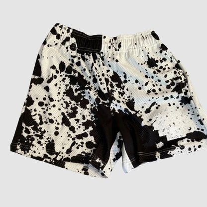 Simon - Sporty shorts med elastisk linning og snøring