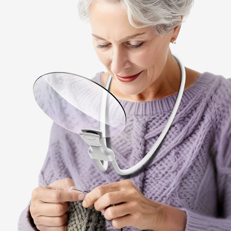 DIYNeck – Justerbart Forstørrelsesglass for Hals til Sying