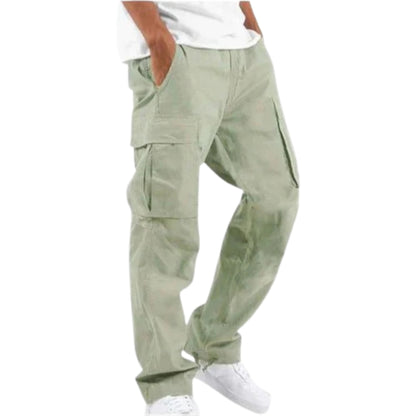 Dean – Avslappede cargobukser med rett ben og funksjonelle lommer