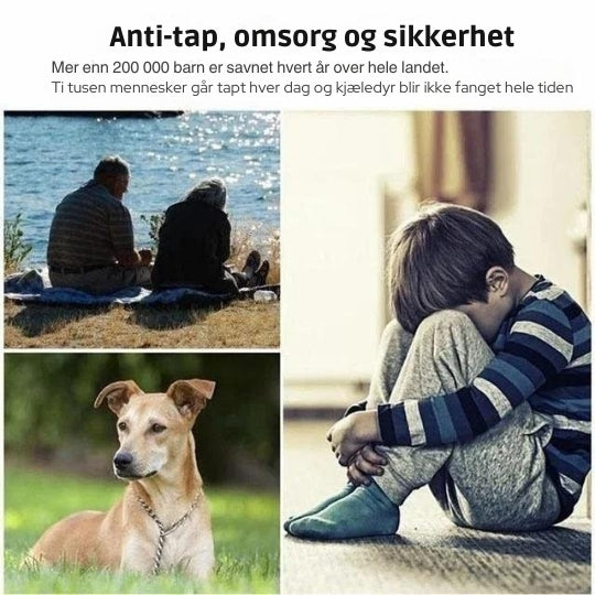 TrackGuard - Kompakt GPS-tracker for stedsovervåking i sanntid